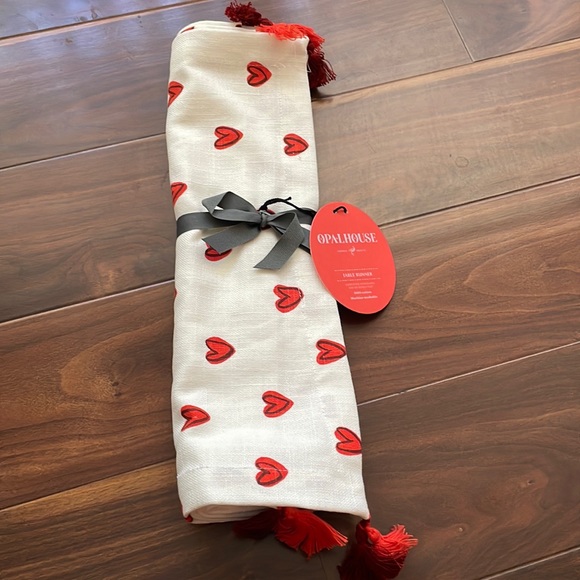 Opalhouse Dining Opalhouse Hearts Table Runner Poshmark